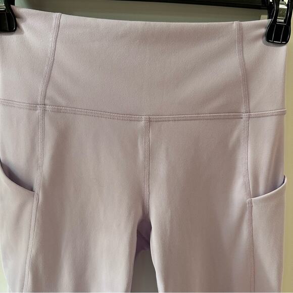Fabletics Leggings PureLuxe Oasis Capri Hazy Iris NEW! - Picture 4 of 15